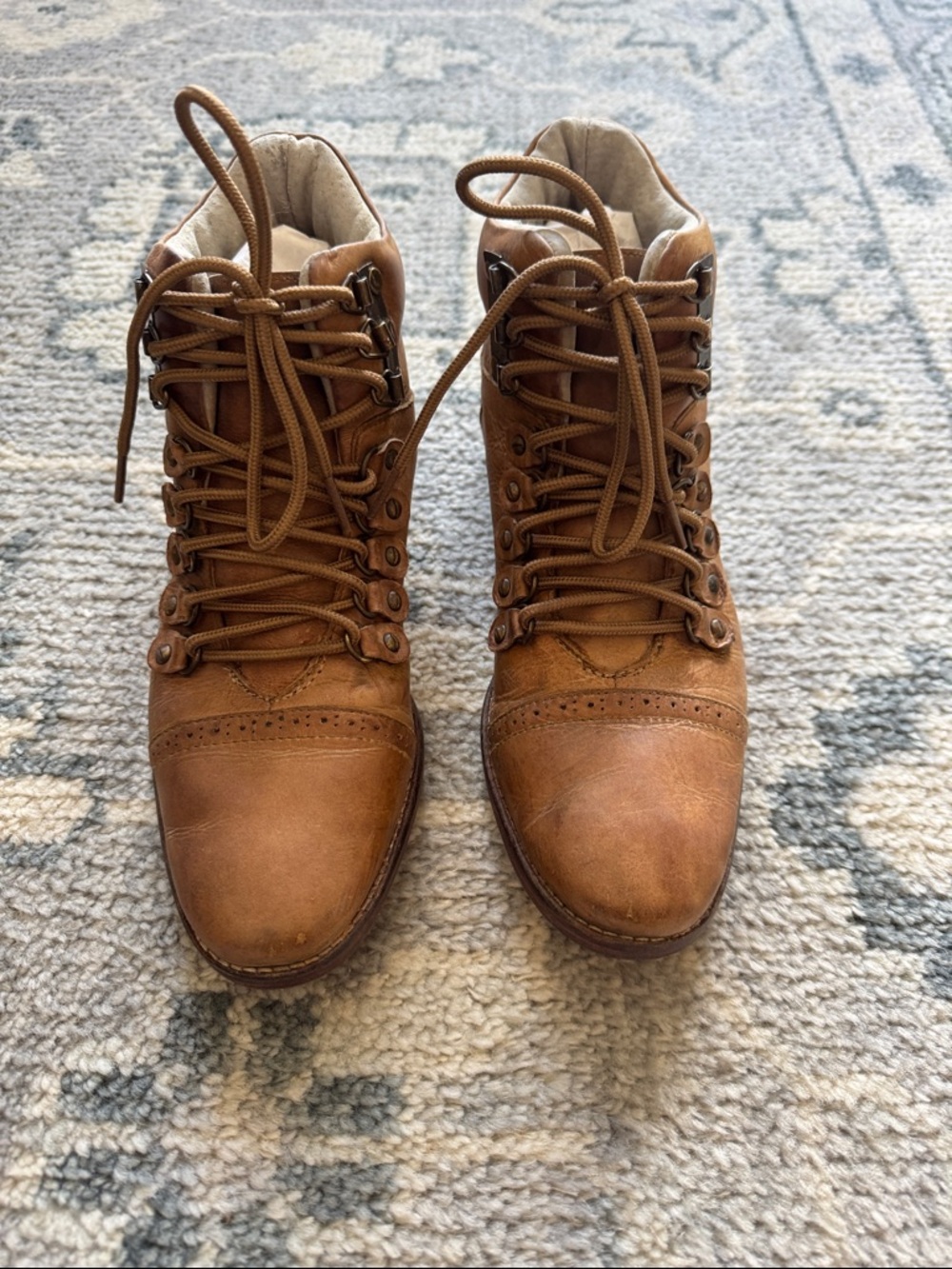 Free People Ventura Leather Ankle Boots - Professionally Resoled! size 40 W 8.5 - Picture 2 of 15